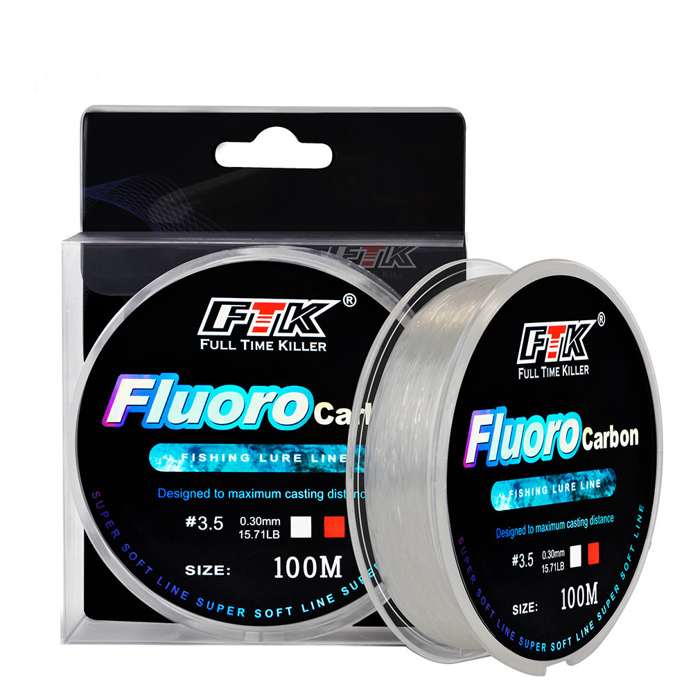 خيط صيد فلوروكربون بطول 100 مت - مراجعة Fluorocarbon Line وسعره