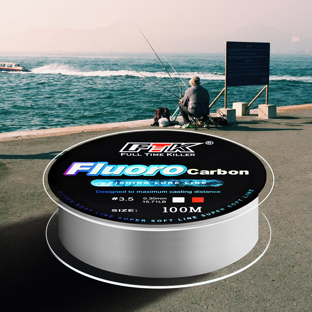 خيط صيد فلوروكربون بطول 100 مت - مراجعة Fluorocarbon Line وسعره